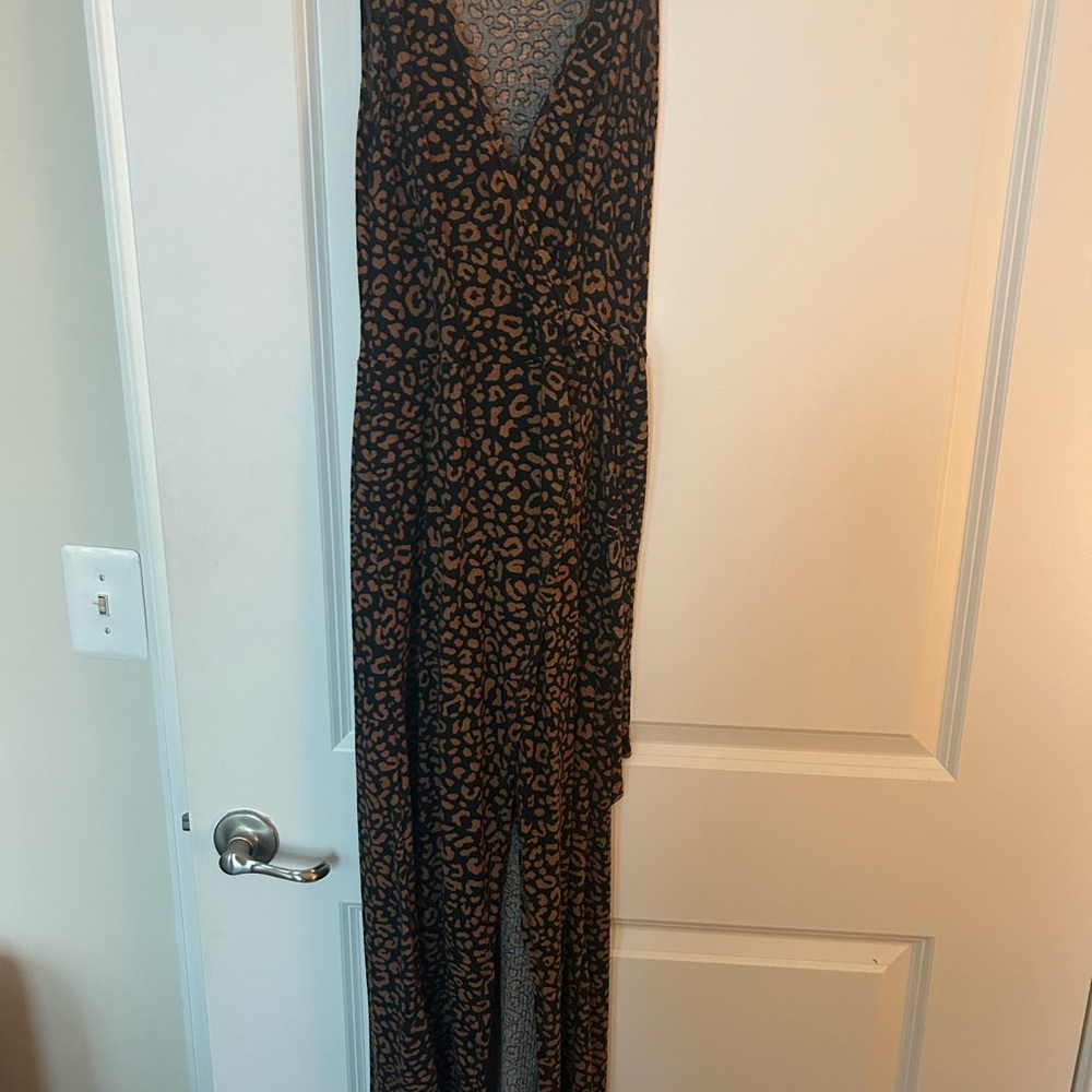 Leopard Print Jumpsuit